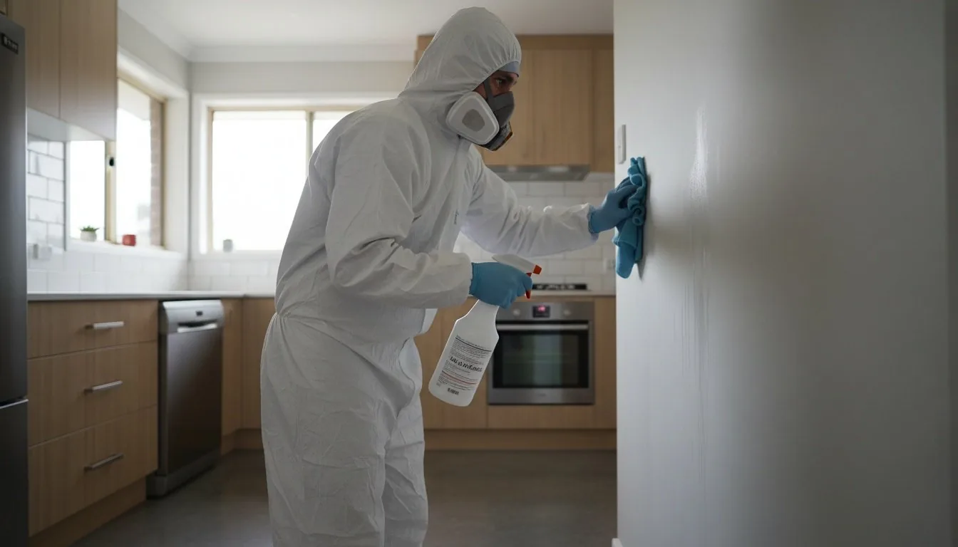 TACT Bio Recovery technician in PPE during meth assessment